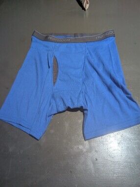 Fruit Of The Loom Size Large Blue Boxer Briefs Nwot